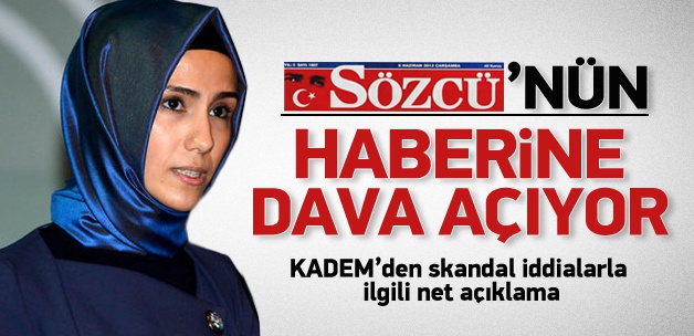 KADEM, Sözcü'nün haberine dava açıyor