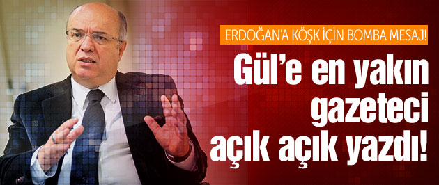 Fehmi Koru'dan Erdoğan'a bomba mesaj