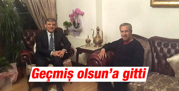 Cumhurbaşkanı Gül'den Arınç'a geçmiş olsun ziyareti