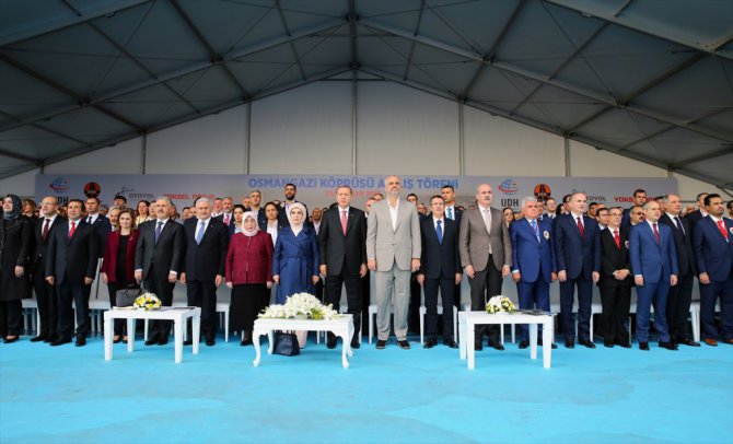 Osmangazi Köprüsü açılış töreni