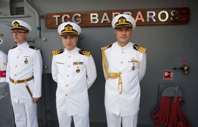 TCG Barbaros Fırkateyni Kazablanka'da