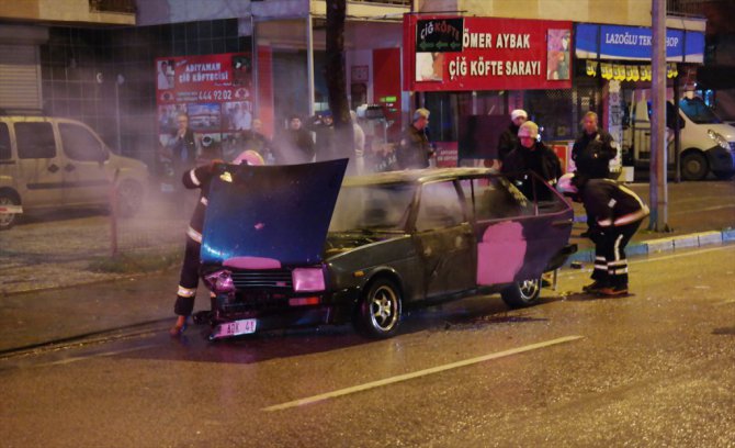 Önce çarptı sonra yaktı