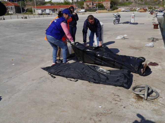 Ege'de sığınmacı teknesi battı