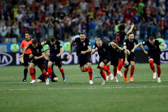 2018 FIFA Dünya Kupasında Hırvatistan çeyrek finalde