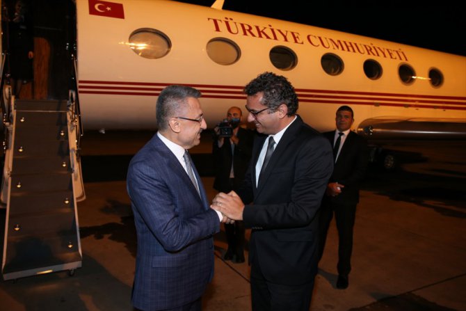 Cumhurbaşkanı Yardımcısı Oktay KKTC'ye geldi