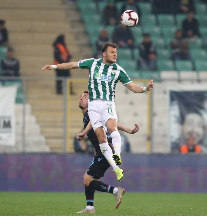 Süper Lig'de Trabzonspor Bursaspor'u da yendi 1-0