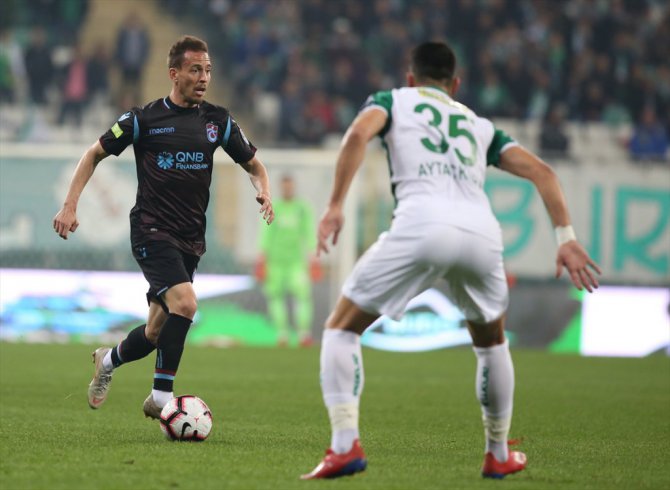 Süper Lig'de Trabzonspor Bursaspor'u da yendi 1-0