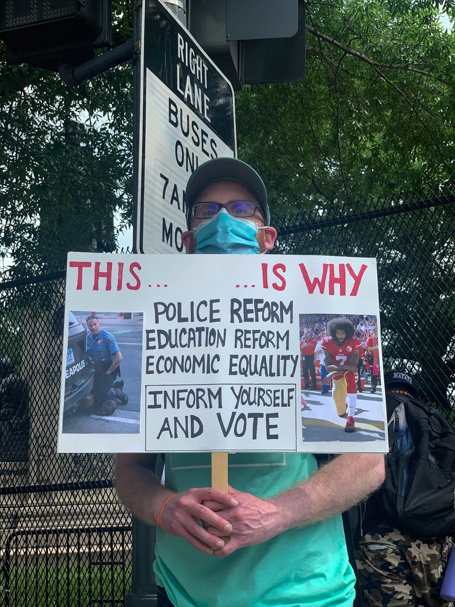 Washington DC'de binlerce kişilik Floyd protestosu