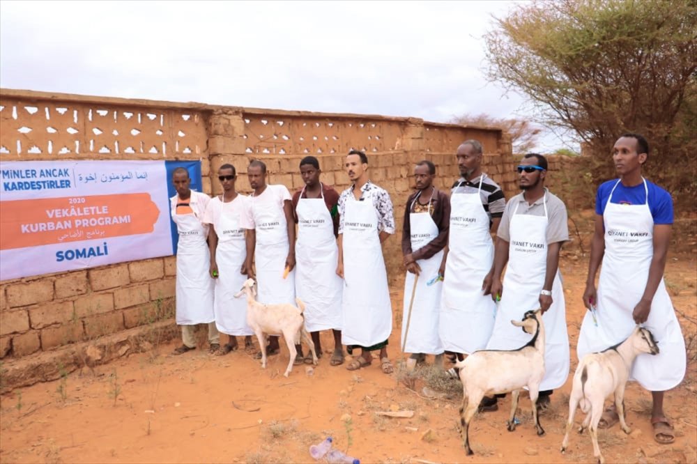 Türkiye Diyanet Vakfından 500 bin Somaliliye kurban eti ulaştırdı.
