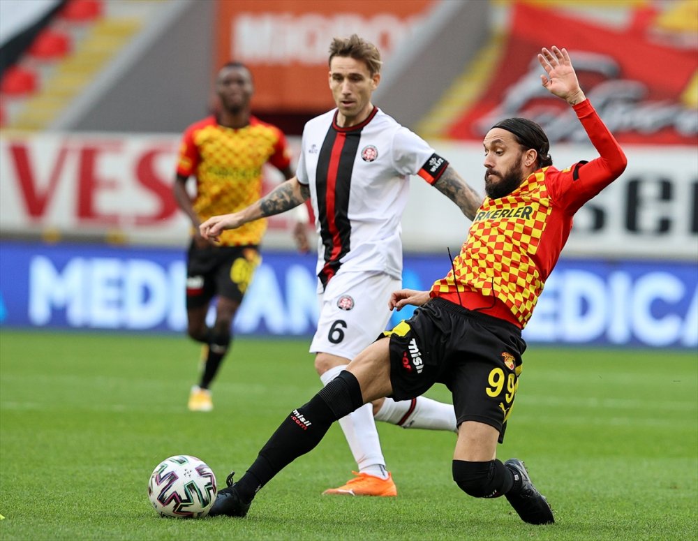 Izmir'de beraberlik Göztepe: 1 - Fatih Karagümrük: 1