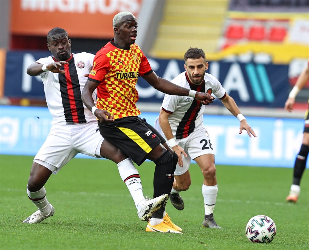 Izmir'de beraberlik Göztepe: 1 - Fatih Karagümrük: 1