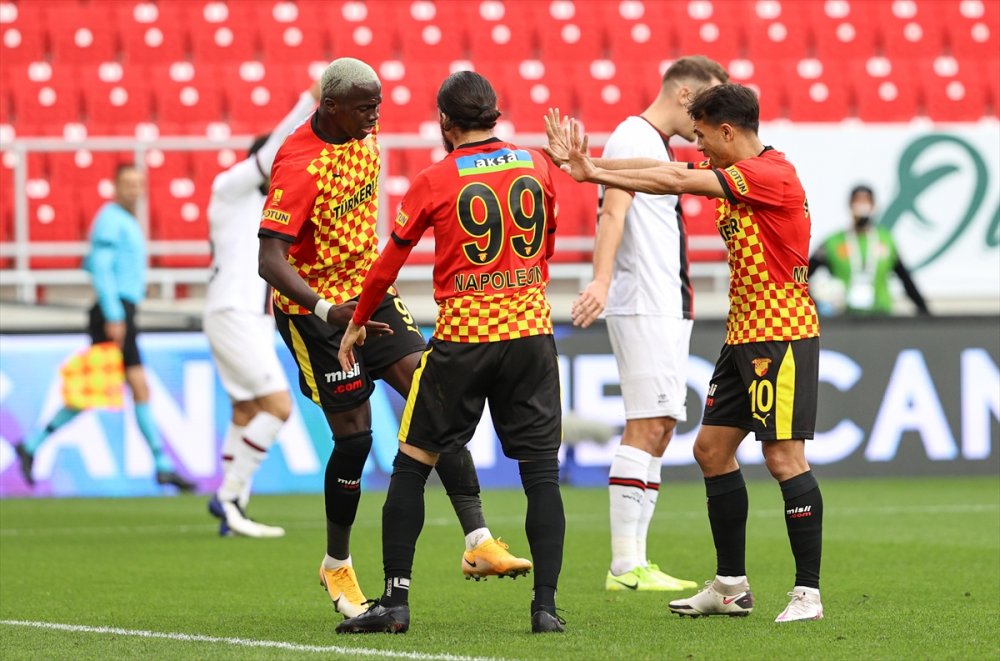 Izmir'de beraberlik Göztepe: 1 - Fatih Karagümrük: 1