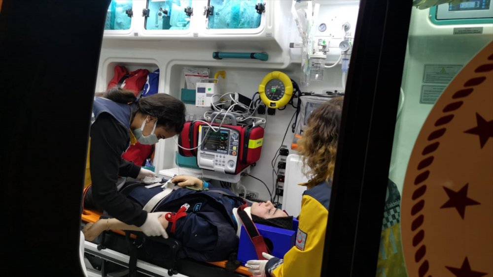 Kocaeli'de rögara düşen kadını itfaiye ekipleri kurtardı