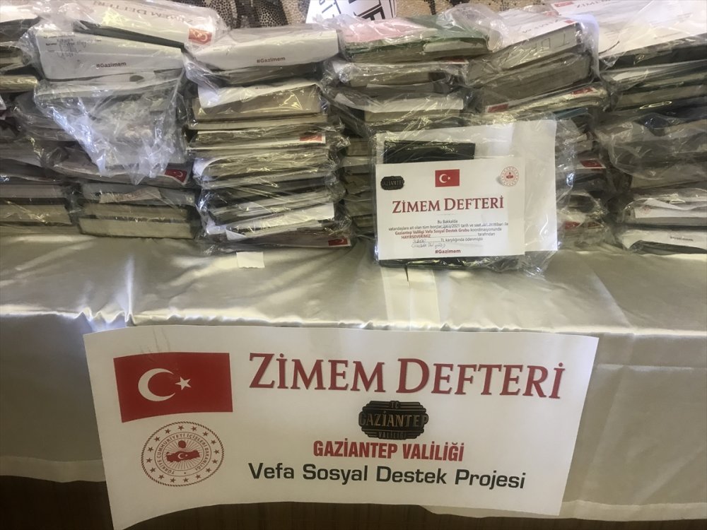 Gaziantep'te "Zimem Defteri" projesiyle 29 bin 500 ailenin borcu silindi