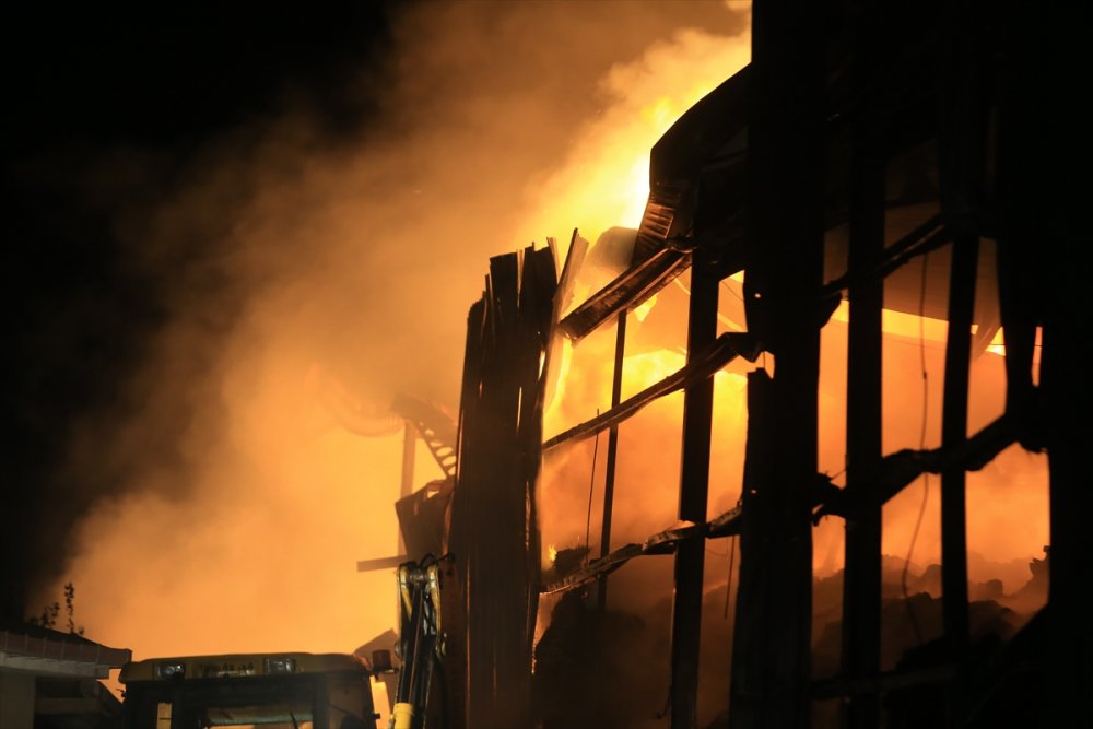 Kırklareli'nde hayvan çiftliğinde çıkan yangın kontrol altına alındı