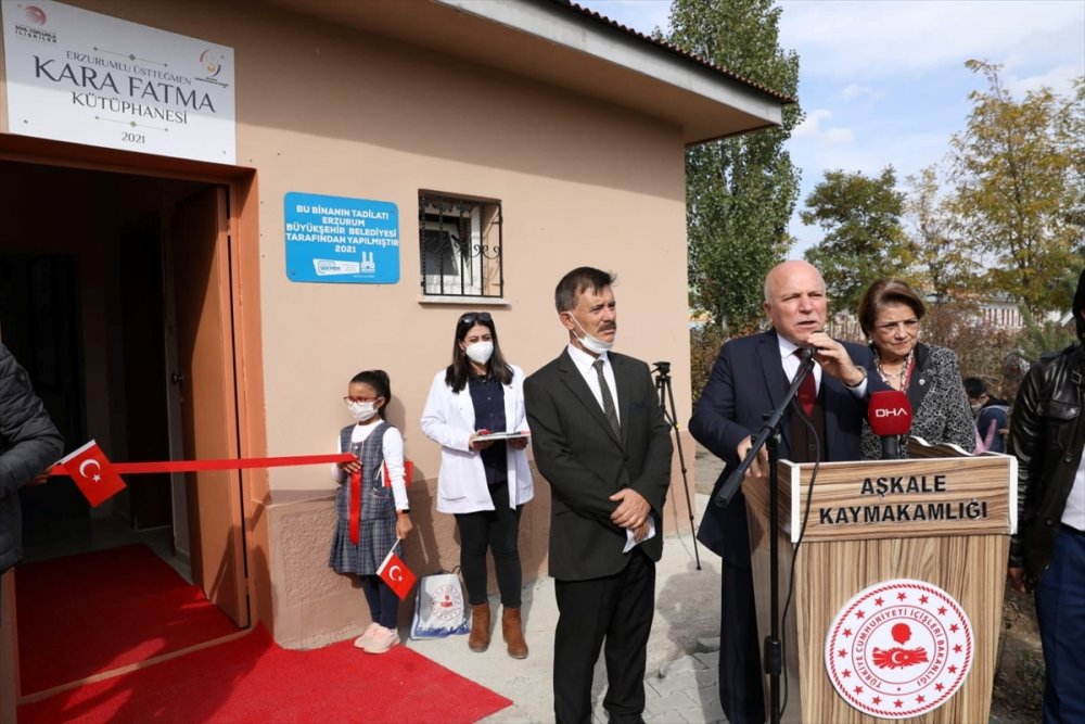 Milli Mücadele'nin kahramanı "Kara Fatma"nın adı Erzurum'da kütüphaneye verildi