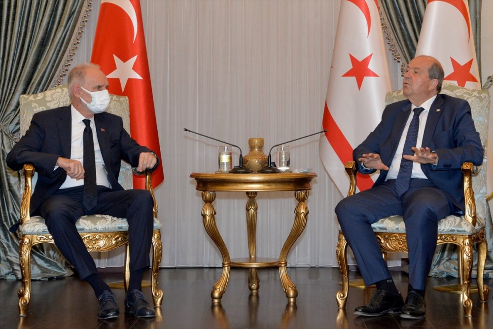 KKTC Cumhurbaşkanı Tatar, İTO Başkanı Avdagiç'i kabul etti