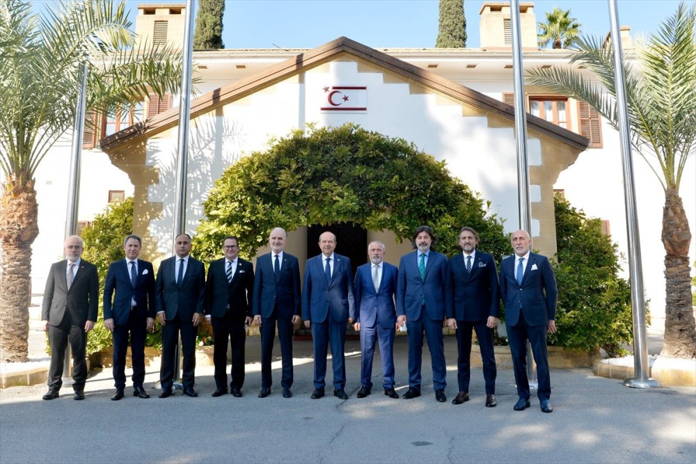 KKTC Cumhurbaşkanı Tatar, İTO Başkanı Avdagiç'i kabul etti