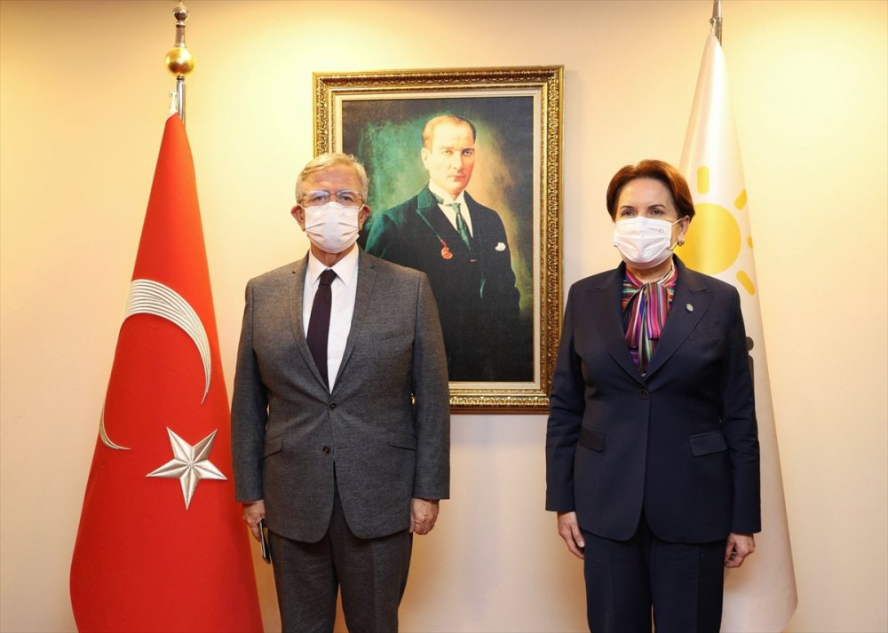 Ankara Büyükşehir Belediye Başkanı Yavaş, İYİ Parti Genel Başkanı Akşener'i ziyaret etti