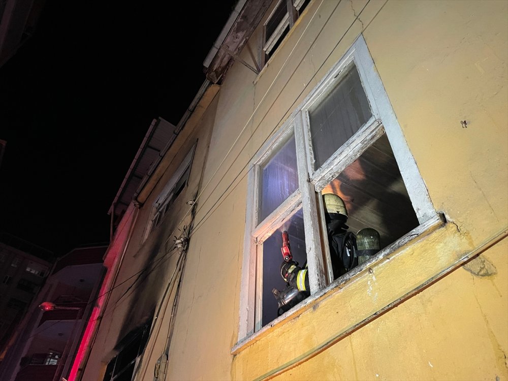 Samsun'da aynı ikamette iki kez yangın çıktı