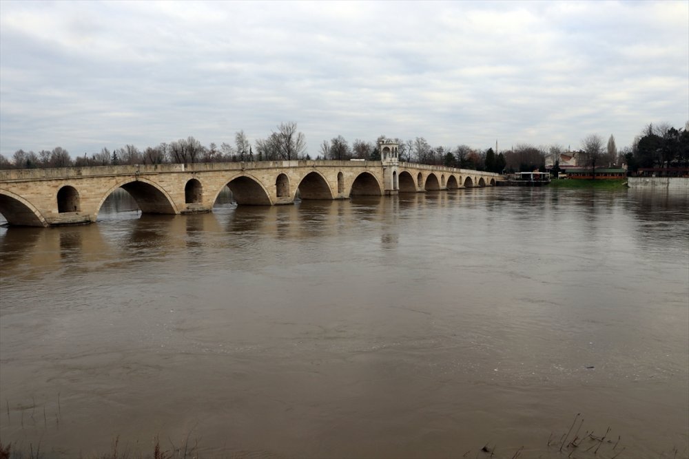 Trakya'da son yağışlar nehirlerin su debisini artırdı