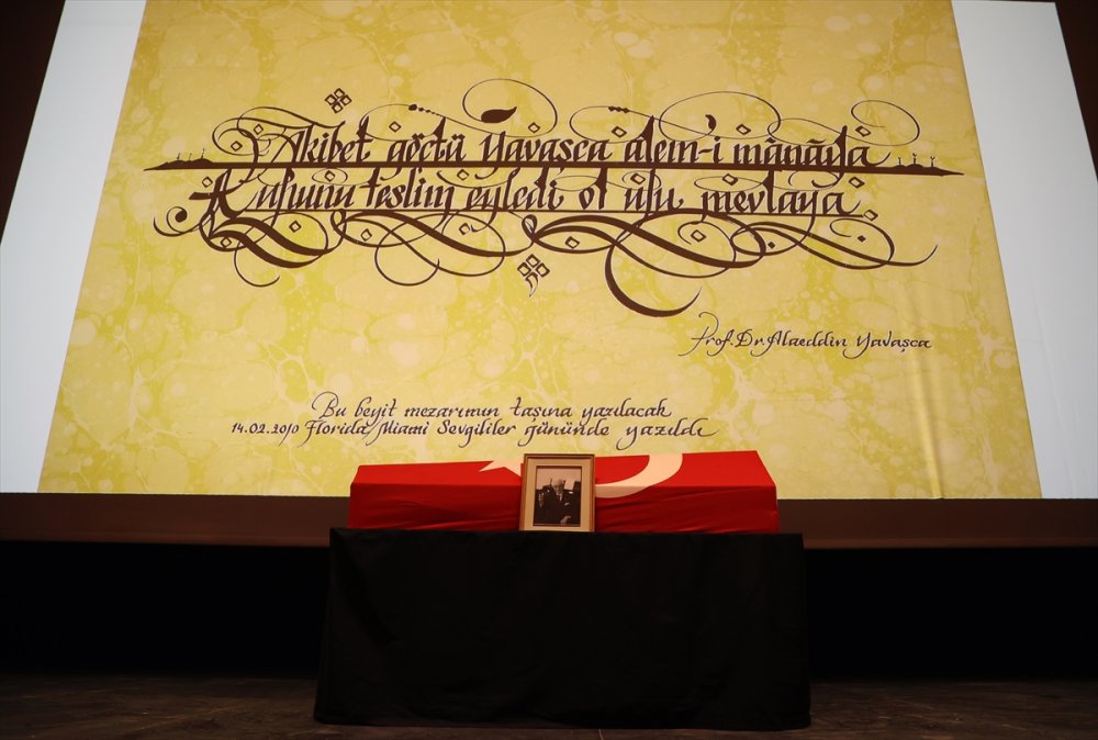 Prof. Dr. Alaeddin Yavaşca için tören düzenlendi