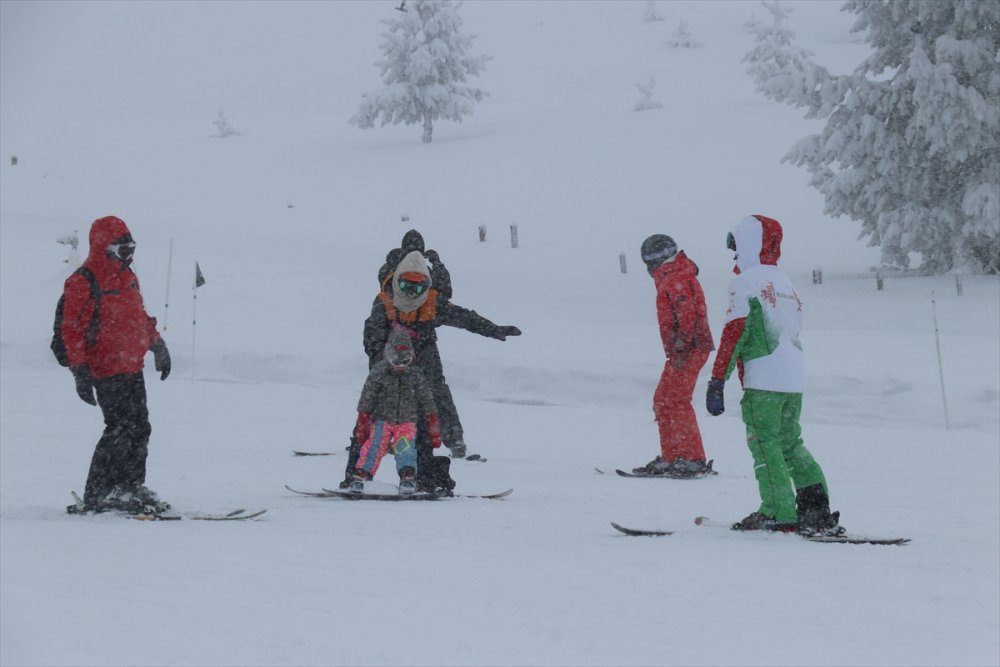 Kartalkaya'da sömestir yoğunluğu yaşanıyor