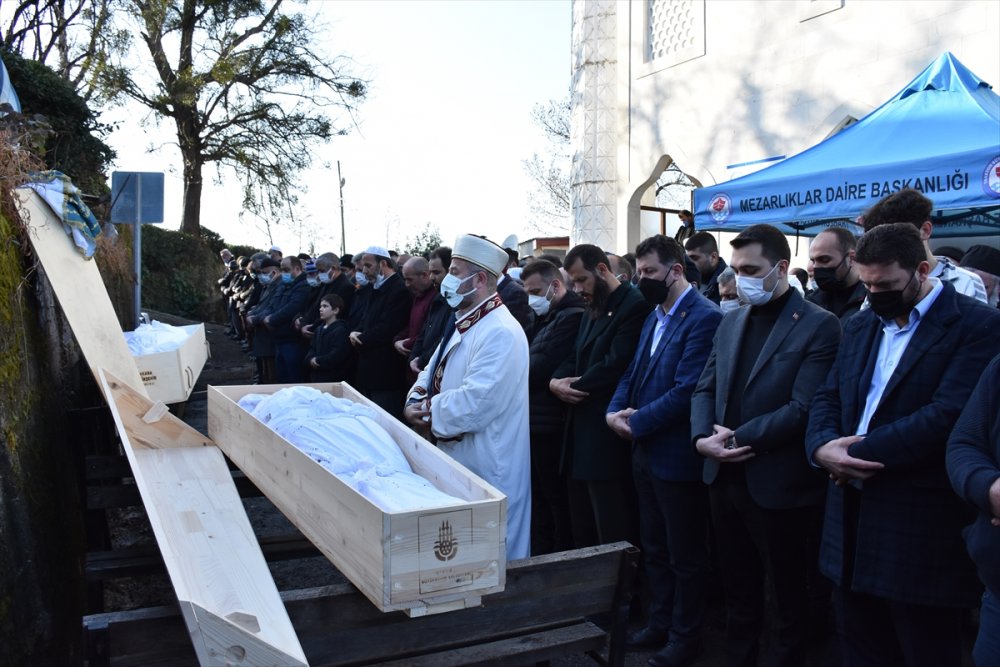 Çankırı'daki kazada ölenlerden 2'si ile İstanbul'da vefat eden Yazıcı defnedildi