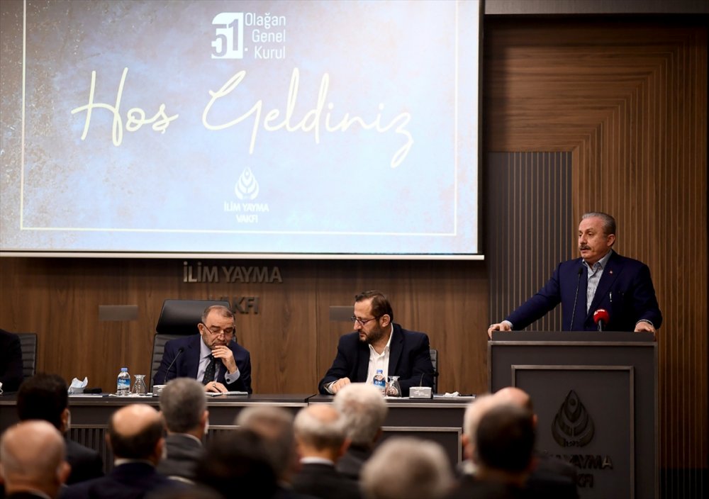 TBMM Başkanı Şentop, İlim Yayma Vakfı 51. Olağan Genel Kurulu'nda konuştu: