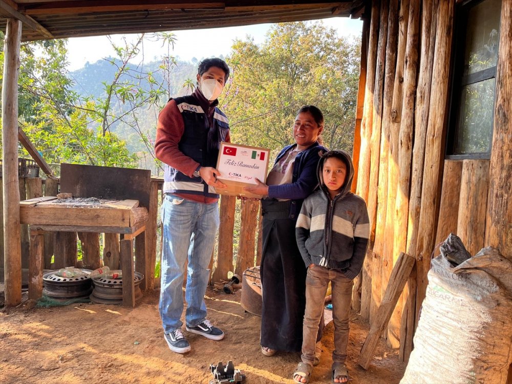 TİKA'dan Meksika'daki Müslüman Maya kabilesine ramazan yardımı