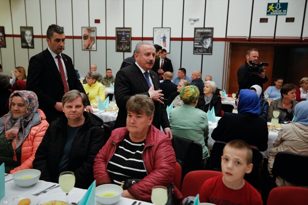 TBMM Başkanı Şentop, Bosna Hersek'in Travnik şehrinde iftar programına katıldı: