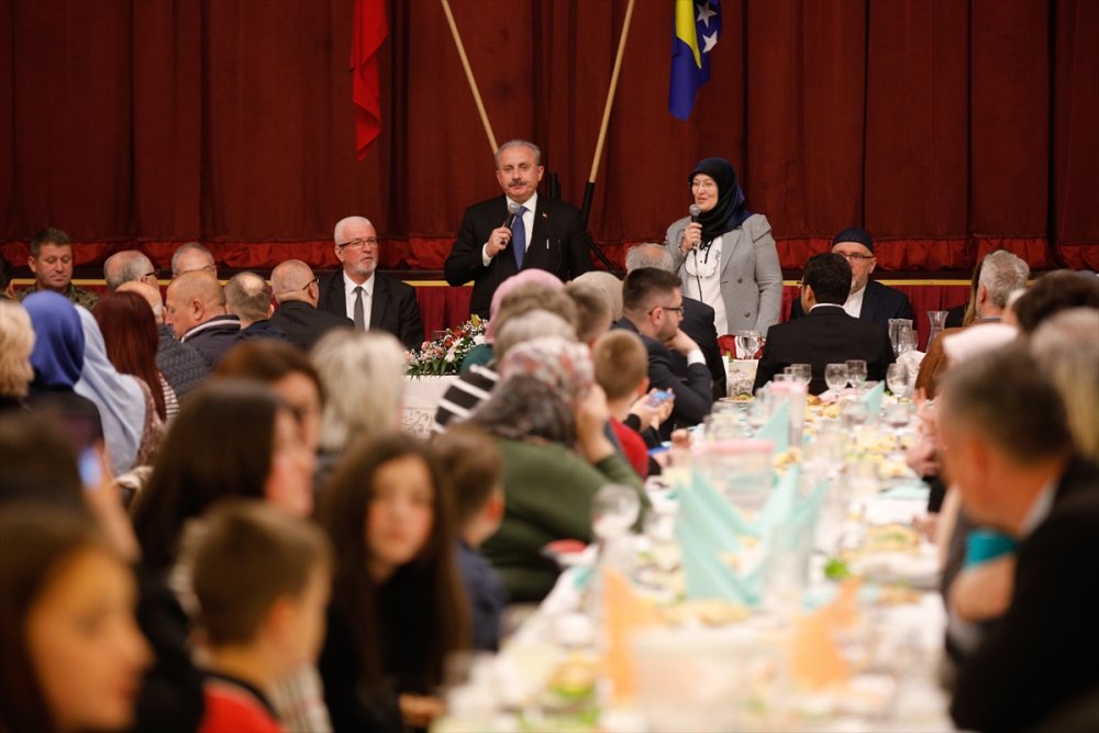 TBMM Başkanı Şentop, Bosna Hersek'in Travnik şehrinde iftar programına katıldı: