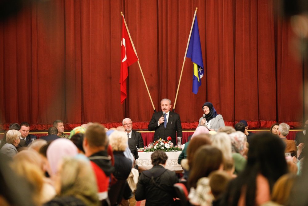 TBMM Başkanı Şentop, Bosna Hersek'in Travnik şehrinde iftar programına katıldı: