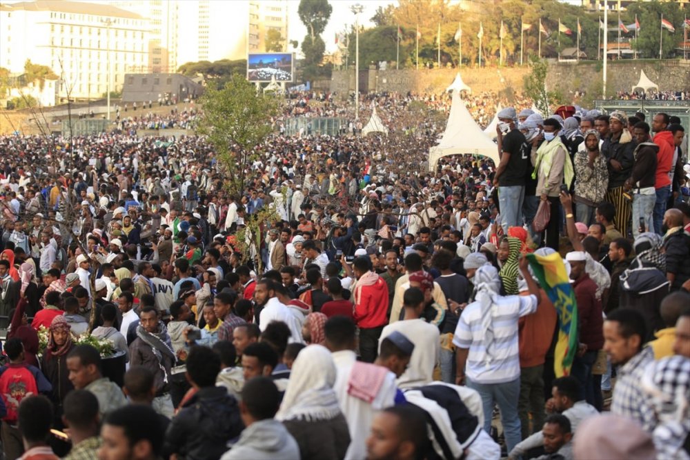 Etiyopya'da 500 bin Müslüman aynı sofrada iftar yaptı