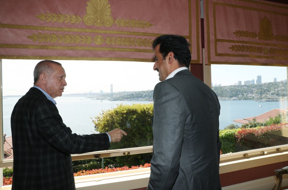 Cumhurbaşkanı Erdoğan, Katar Emiri Al Sani ile İstanbul’da görüştü