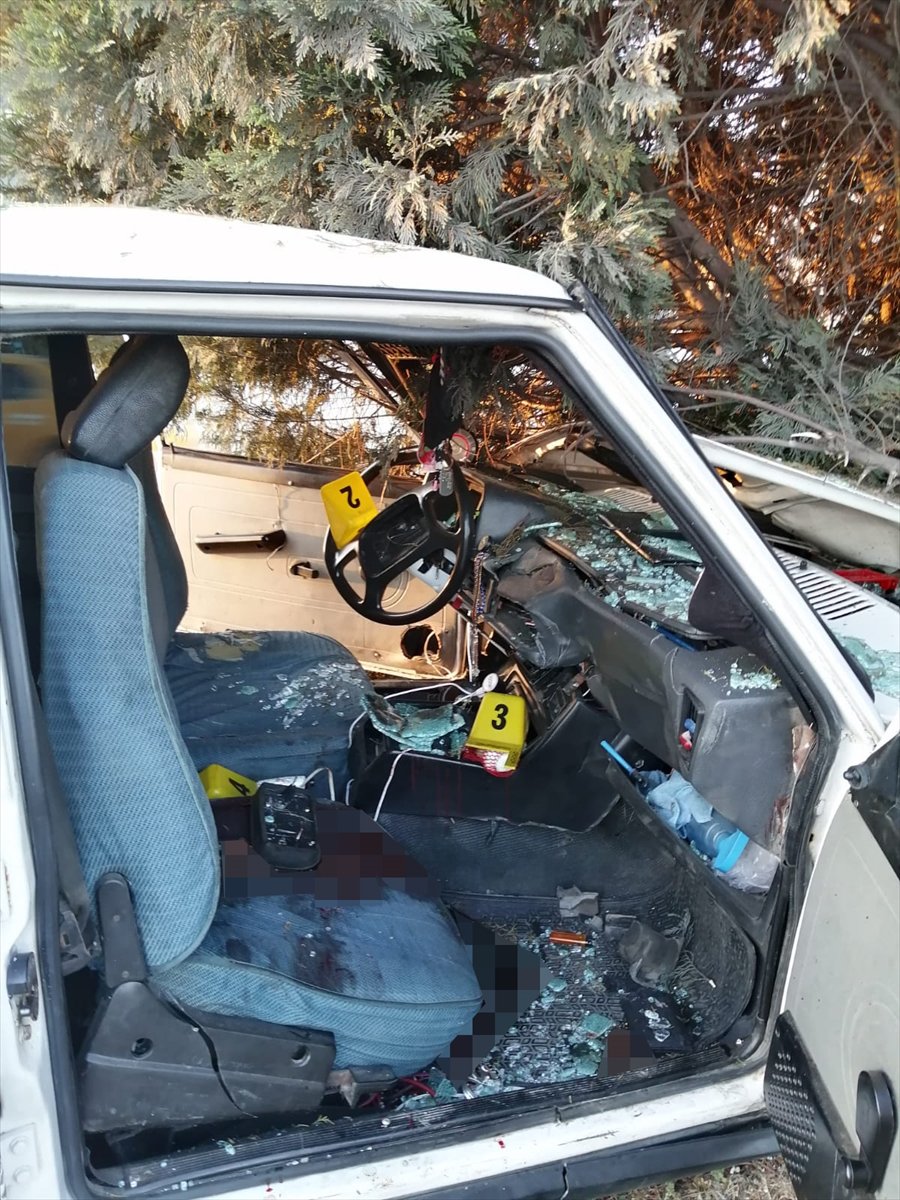 Manisa'da ağaca çarpan otomobildeki yolcu öldü, sürücü yaralandı