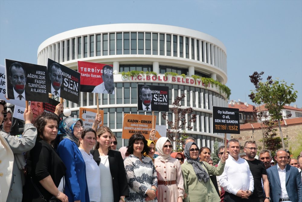 AK Parti Bolu Teşkilatı'ndan Belediye Başkanı Tanju Özcan'a tepki
