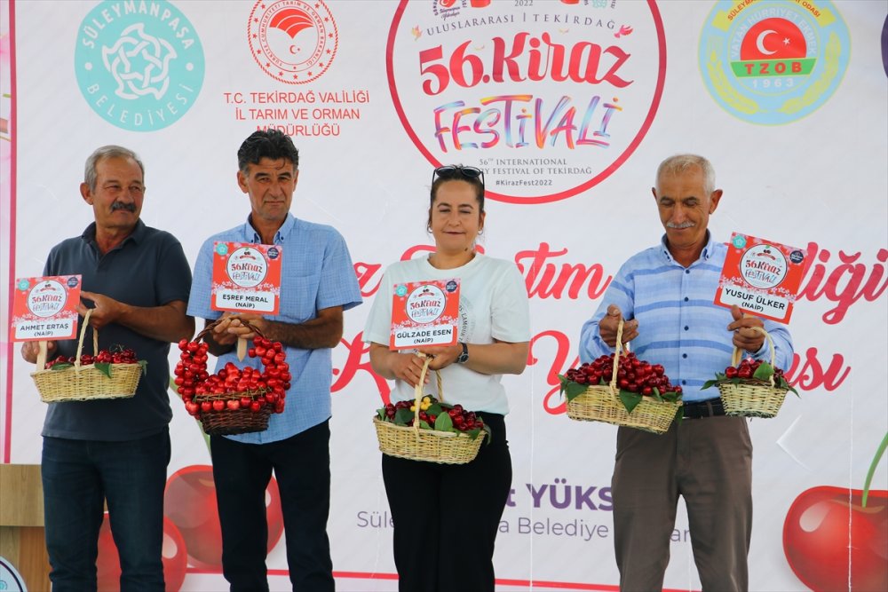 Tekirdağ'da "En İyi Kiraz" yarışması düzenlendi