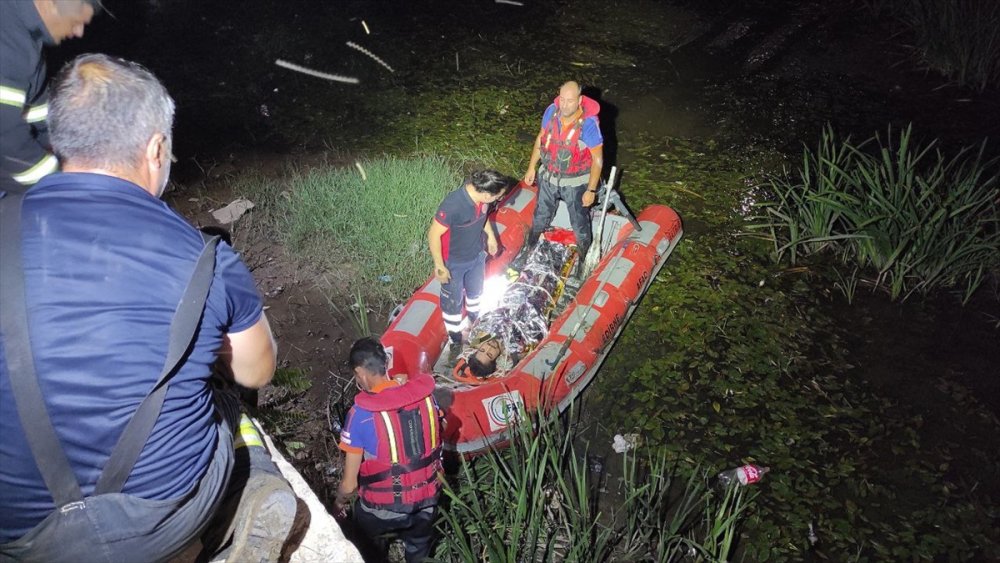 Edirne'de Tunca Nehri'ne düşen genç kurtarıldı