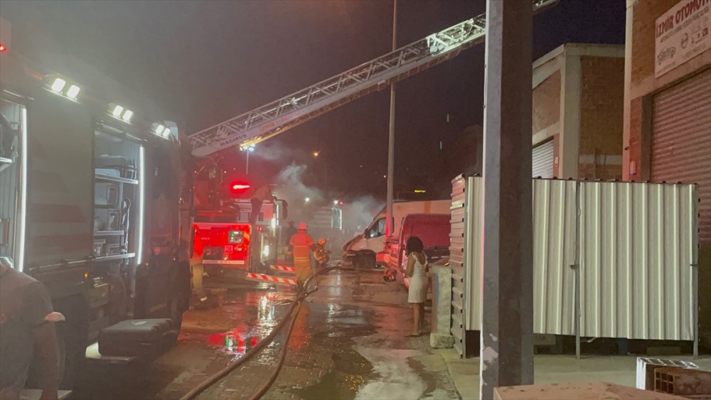 İzmir'de kimya imalathanesinde çıkan yangında 1 kişi öldü, 1 kişi yaralandı