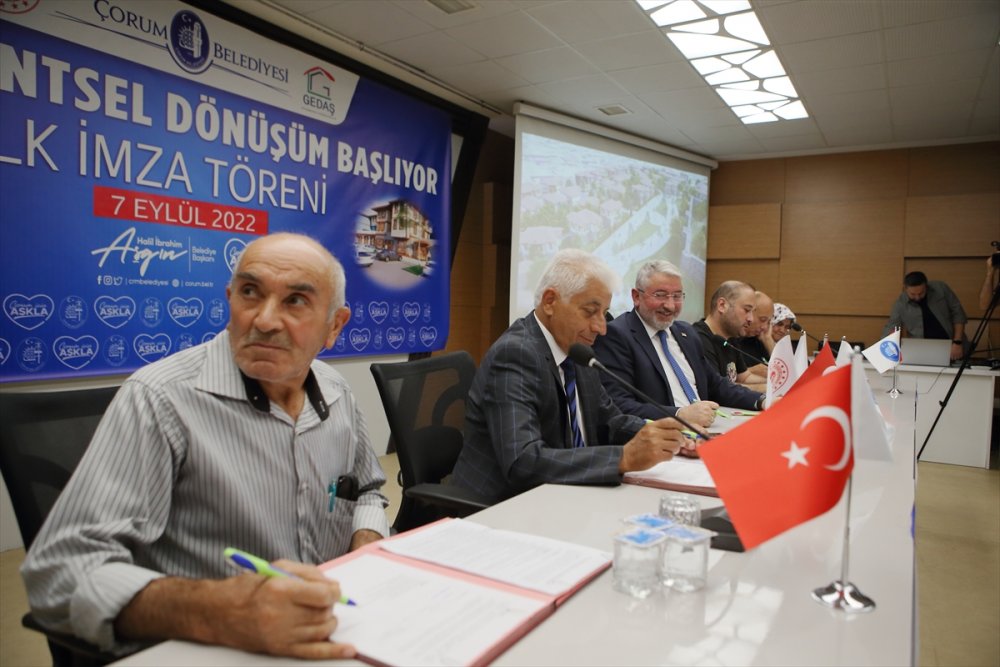 Çorum'da 95 dekar alanda kentsel dönüşüm projesi başlatılıyor