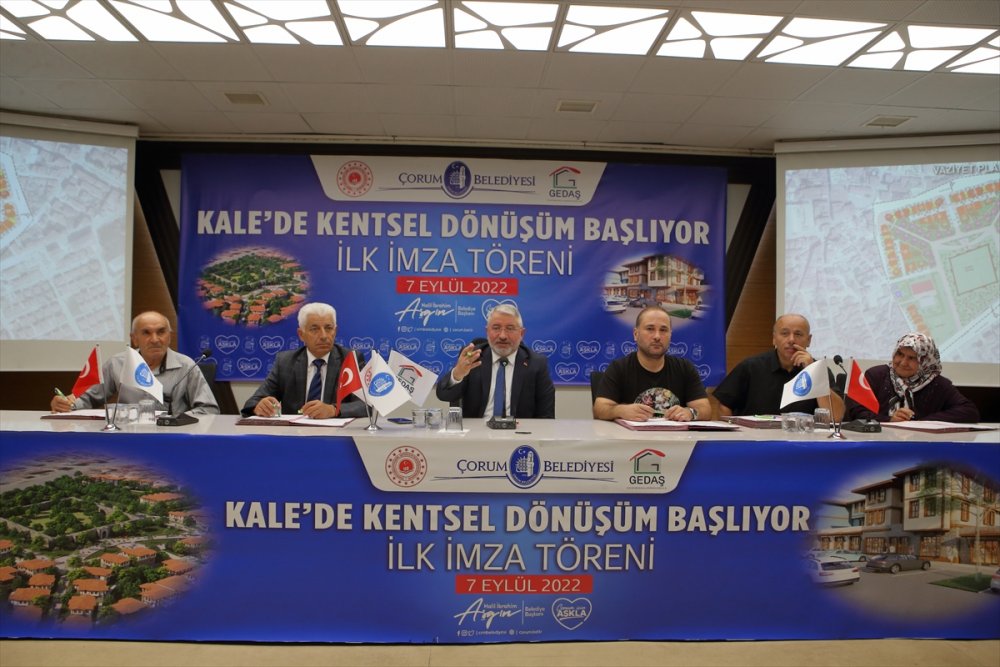 Çorum'da 95 dekar alanda kentsel dönüşüm projesi başlatılıyor