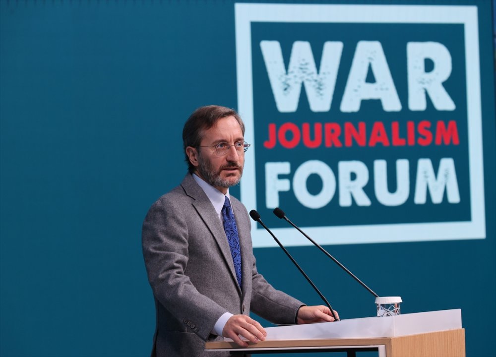 İletişim Başkanı Altun, "Savaş Muhabirleri bazen savaşın seyrini değiştirebilir"