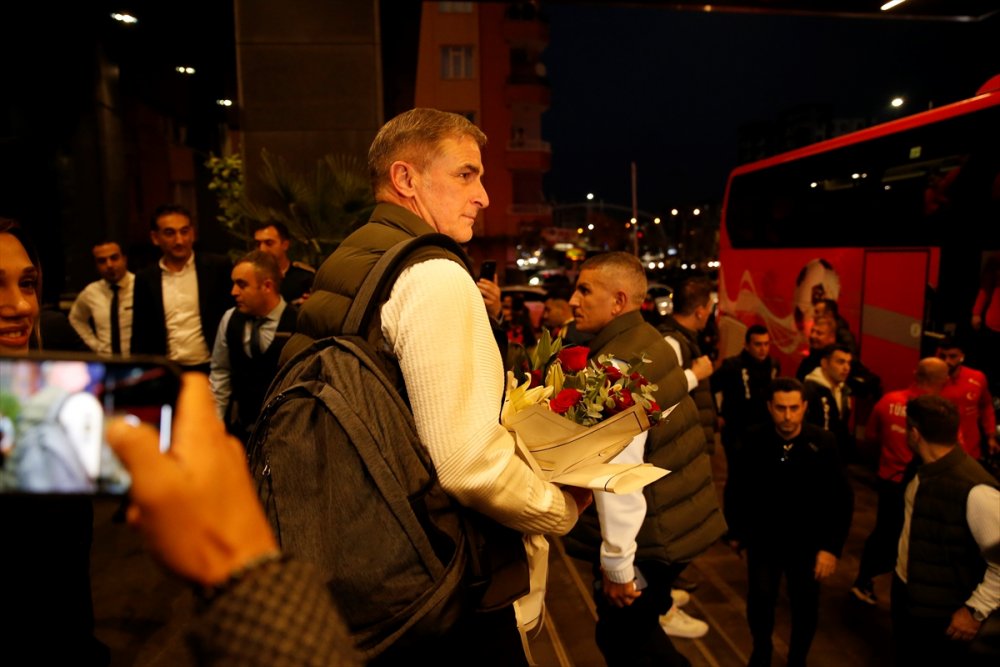 A Milli Futbol Takımı, Özel Maç için Diyarbakır'a geldi