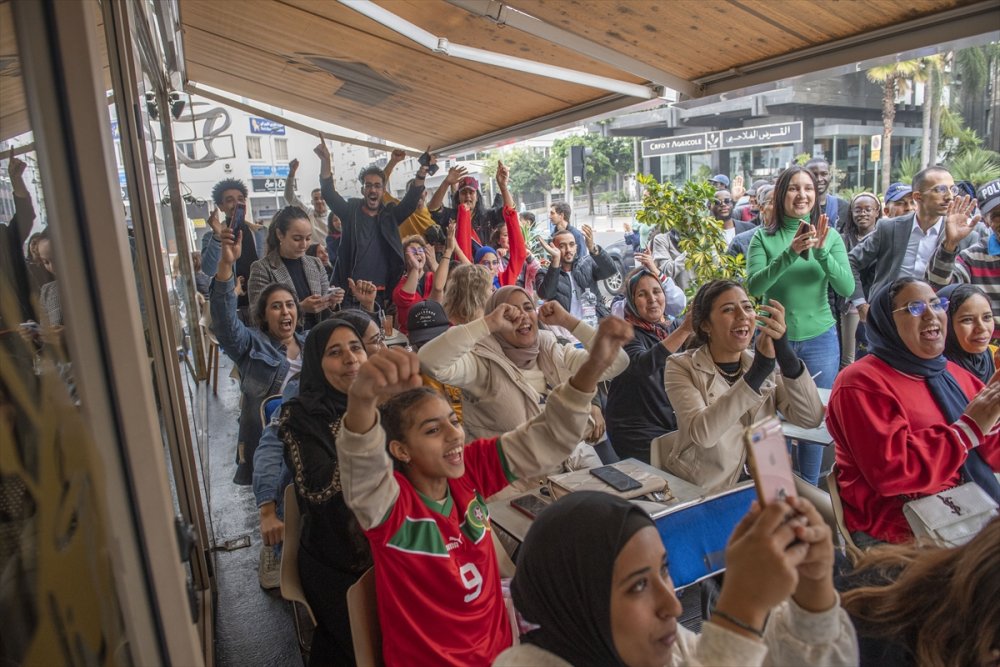 Fas'ın Dünya Kupası'ndaki galibiyeti ülkede coşkuyla kutlanıyor