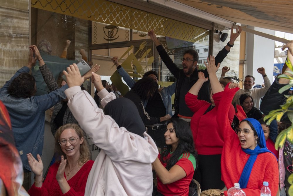 Fas'ın Dünya Kupası'ndaki galibiyeti ülkede coşkuyla kutlanıyor