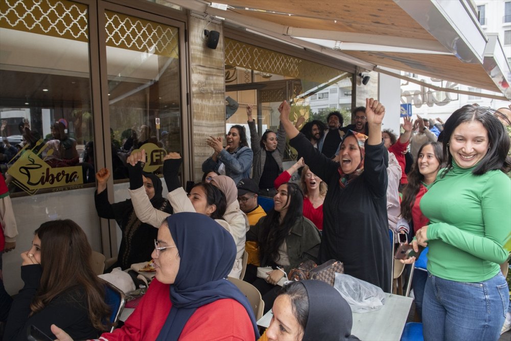 Fas'ın Dünya Kupası'ndaki galibiyeti ülkede coşkuyla kutlanıyor