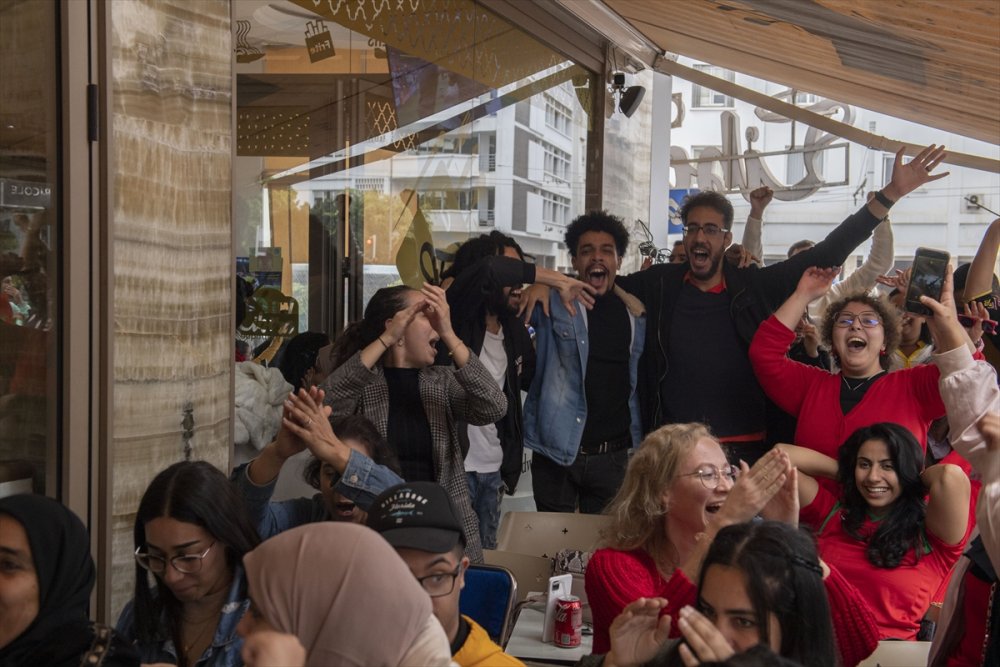 Fas'ın Dünya Kupası'ndaki galibiyeti ülkede coşkuyla kutlanıyor