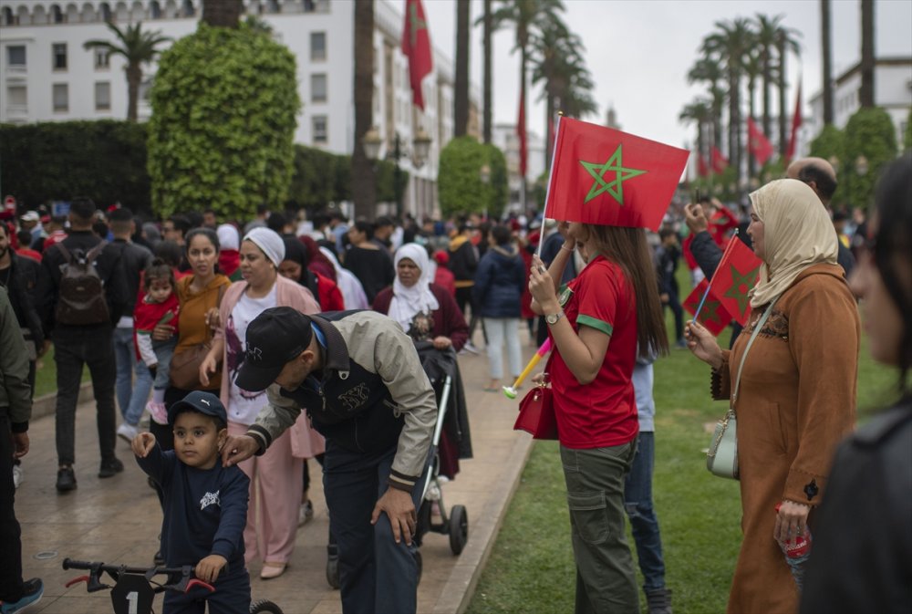 Fas'ın Dünya Kupası'ndaki galibiyeti ülkede coşkuyla kutlanıyor