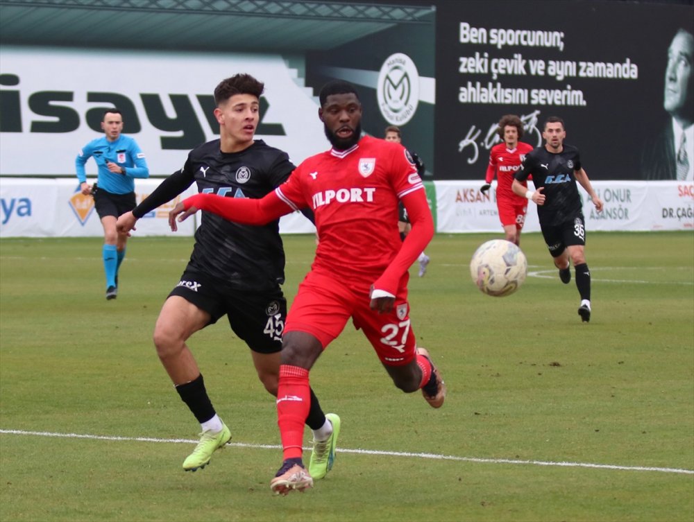1. Lig’de Manisaspor Lider Samsunspor’dan bir puanı kaptı